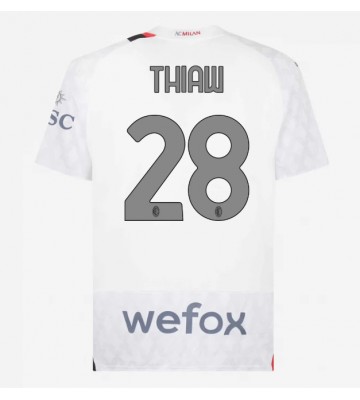 AC Milan Malick Thiaw #28 Udebanetrøje 2023-24 Kort ærmer